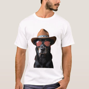 Camiseta amantes de perros PIT BULL totalmente americanos (