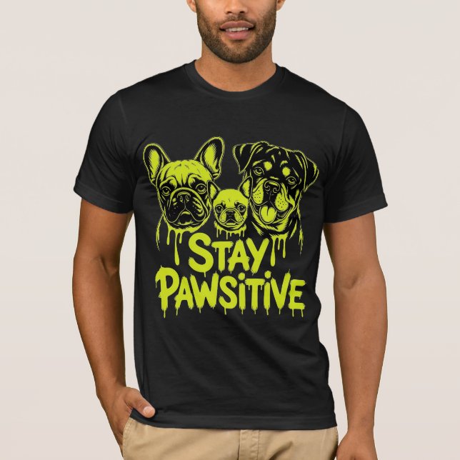 Camiseta Amantes de Perros Positivos (Anverso)