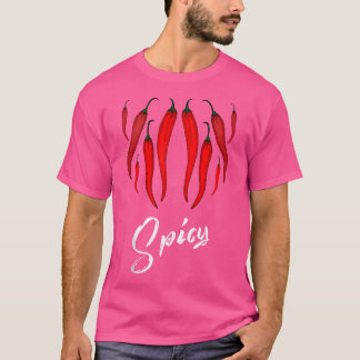 Camiseta Amantes De Pimienta Únicos Y Cool