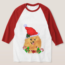 Camiseta Amantes de Pomerania Navidad