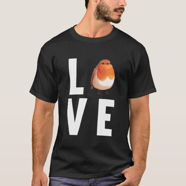 Camiseta Amantes de Robin Petirrojo (Anverso)
