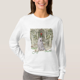 Camiseta Amantes de Samoyed Navidad