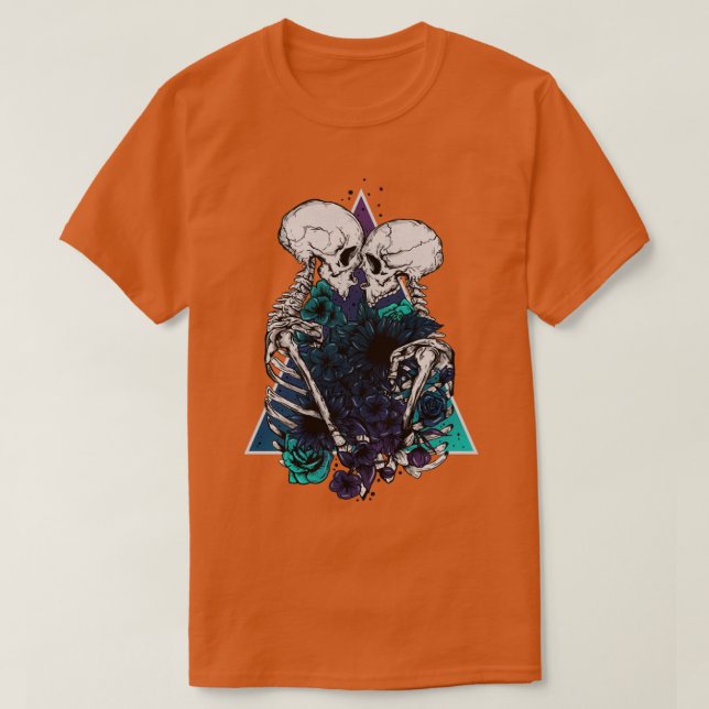Camiseta Amantes de Skeleton (Diseño del anverso)