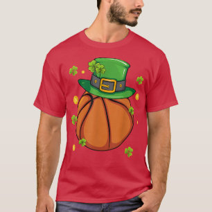 Camiseta Amantes de St Patrick's Day en el baloncesto Clove