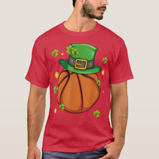 Camiseta Amantes de St Patrick's Day en el baloncesto Clove