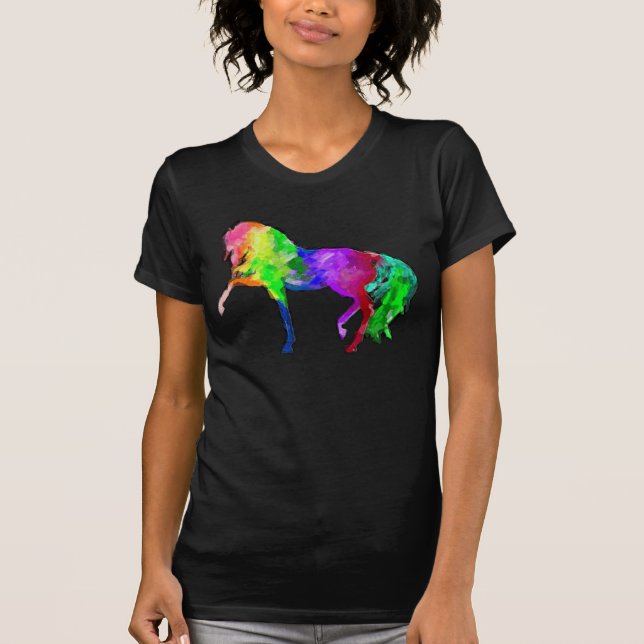 Camiseta Amantes de vestimenta y caballos (Anverso)