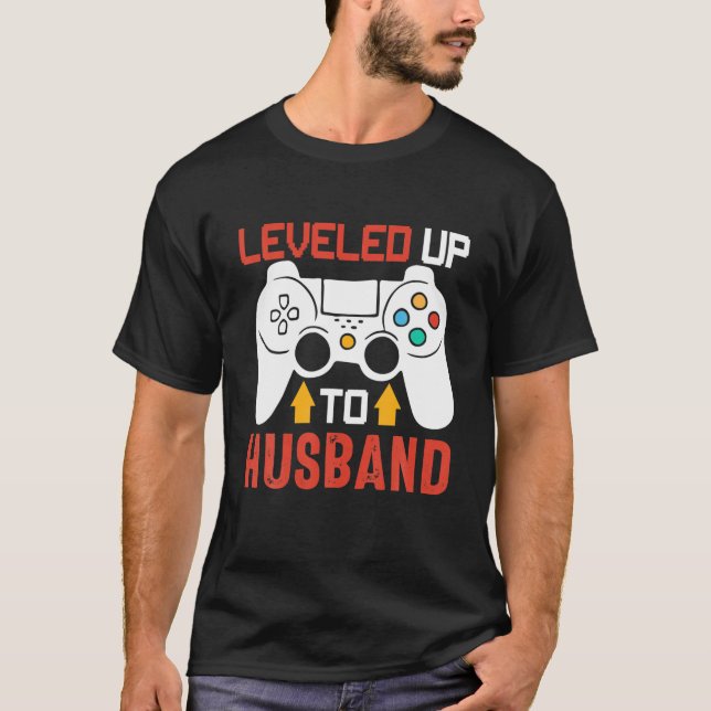 Camiseta Amantes De Videojuegos Graciosos Para El Marido (Anverso)
