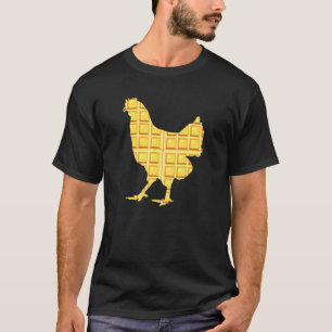 Camiseta Amantes de Waffles de Pollo Waffles de Pollo