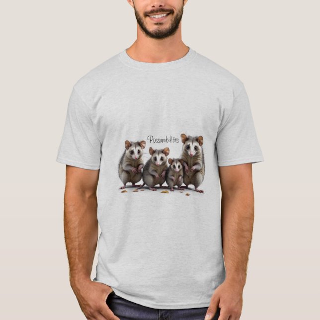 Camiseta Amantes de zarigüeyas (Anverso)