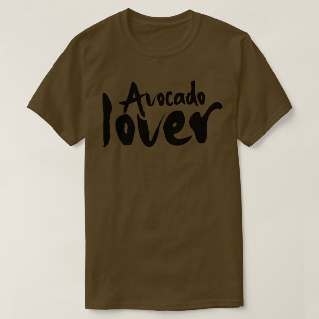 Camiseta Amantes del aguacate (Diseño del anverso)