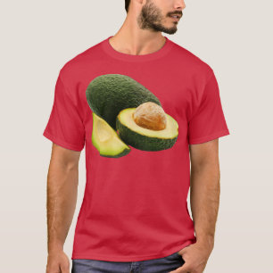 Camiseta Amantes del aguacate, fruta de la imagen real 2