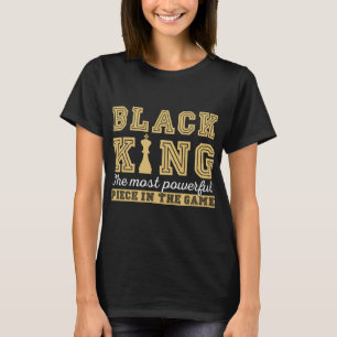 Camiseta Amantes del ajedrez jugadores de ajedrez Black Kin