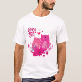 Camiseta "Amantes del amor para siempre" - Su San Valentín