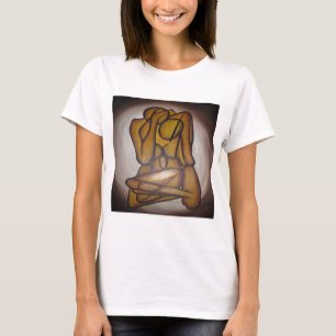 Camiseta Amantes Del Arte Contemporáneo En Ochre Y Brow