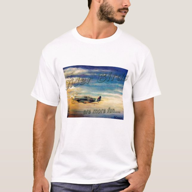 Camiseta Amantes del avión (Anverso)