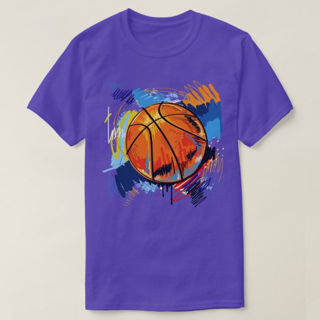 Camiseta Amantes del baloncesto 1 (Diseño del anverso)