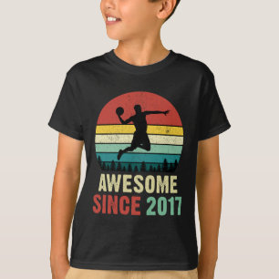 Camiseta Amantes del baloncesto por el cuarto cumpleaños de
