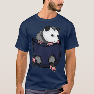 Camiseta Amantes del bolsillo de Cute Opossum