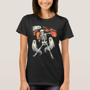 Camiseta Amantes del boxeo en Skeleton espeluznantes Boxeo