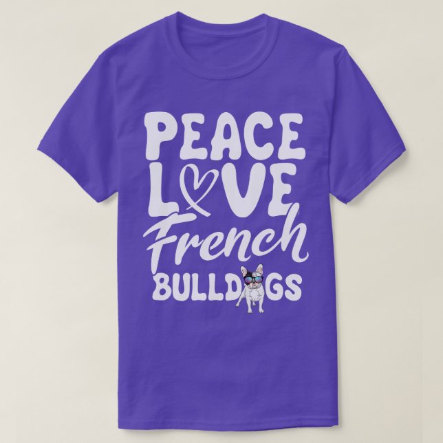 Camiseta Amantes del Bulldog francés graciosos regalan perr (Diseño del anverso)
