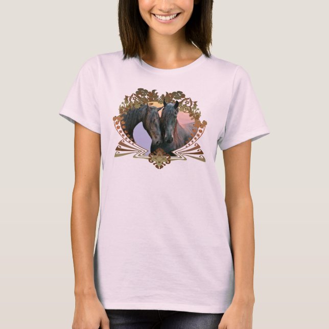Camiseta Amantes del caballo (Anverso)