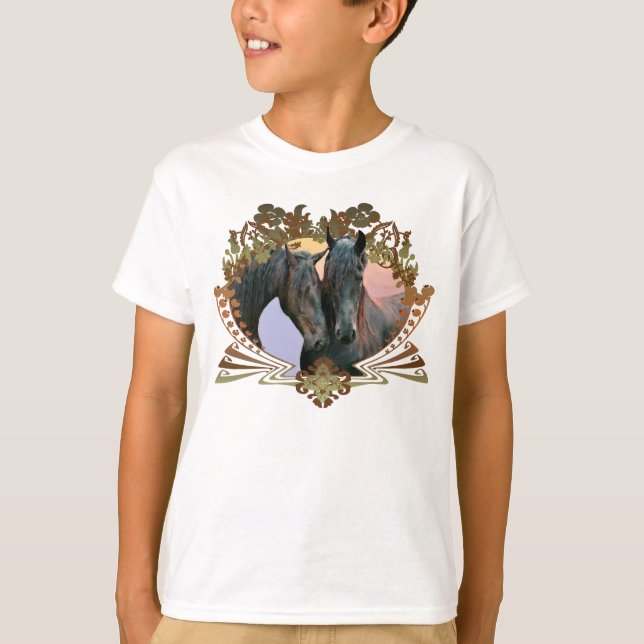 Camiseta Amantes del caballo (Anverso)
