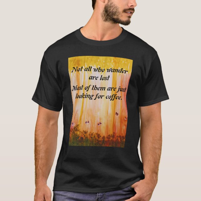 Camiseta Amantes del café (Anverso)