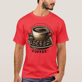Camiseta Amantes del café retro