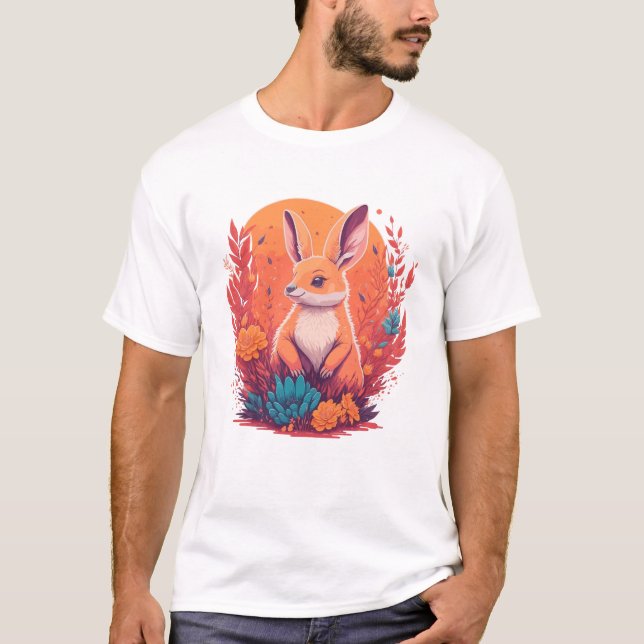 Camiseta Amantes del canguro: arte canguro (Anverso)