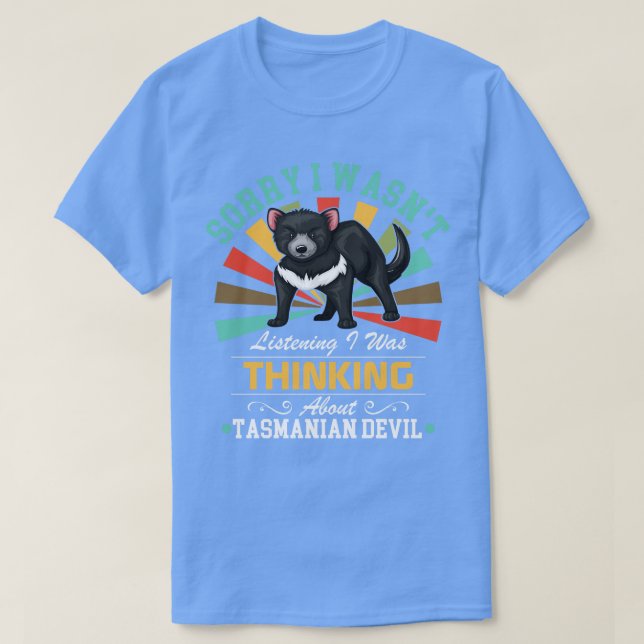 Camiseta Amantes del diablo de Tasmania Perdón Por No Haber (Diseño del anverso)