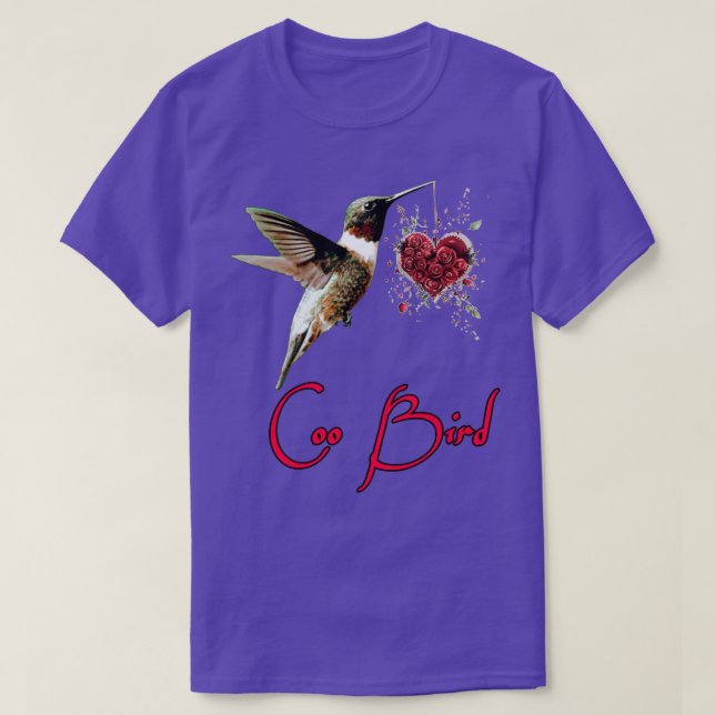 Camiseta Amantes del diseño de aves en el río Coo 5 (Diseño del anverso)