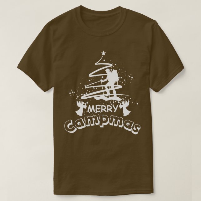 Camiseta Amantes del divertido camping de vacaciones Merry  (Diseño del anverso)