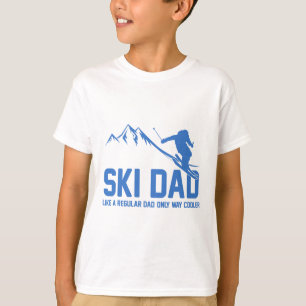Camiseta Amantes del esquí divertido de la aventura nevada