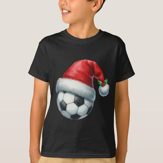 Camiseta Amantes del fútbol navideño Teeshirt (Anverso)