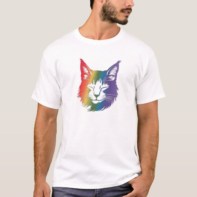 Camiseta Amantes del gato (Anverso)