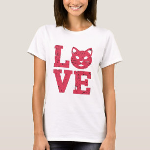 Camiseta Amantes del gato: Purr-fectamente negrita, Edgy, G