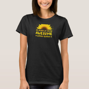 Camiseta Amantes del girasol floral de 26 años Nacidos en 1