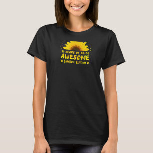 Camiseta Amantes del girasol floral de 81 años Nacidos en 1