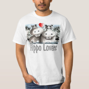Camiseta Amantes del hipopótamo