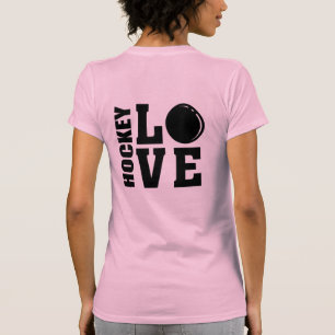 Camiseta Amantes del hockey sobre hierba, palitos de hockey