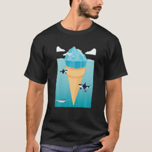 Camiseta Amantes del Ice Iceberg Crema De Hielo Surrealista