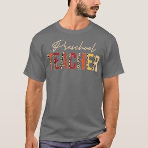 Camiseta Amantes del leopardo del preescolar otoño gracias