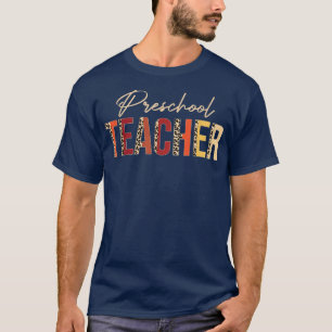 Camiseta Amantes del leopardo del preescolar otoño gracias
