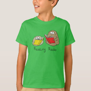 Camiseta Amantes del libro bibliotecario de las rocas de le