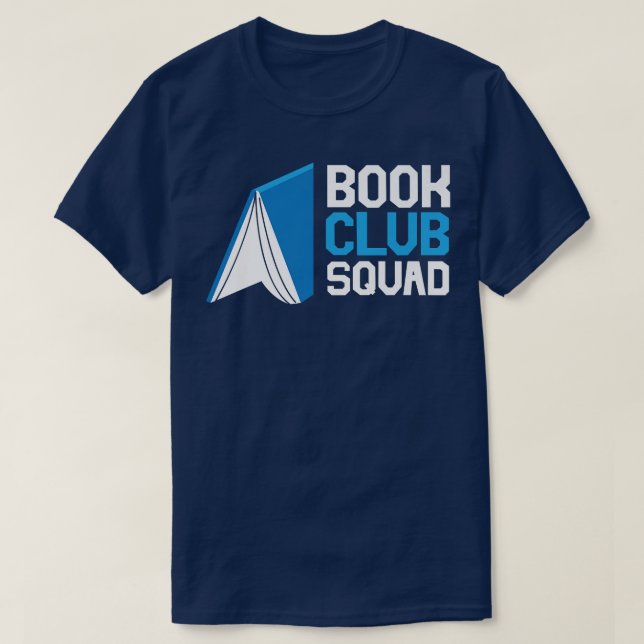 Camiseta Amantes del Libro Club Squad Leyendo Libros (Diseño del anverso)
