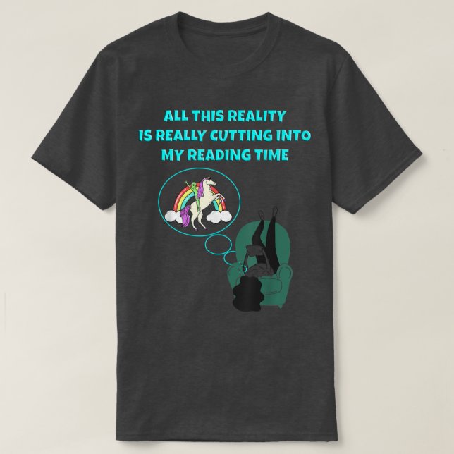 Camiseta Amantes del libro de lectura y entusiasmo (Diseño del anverso)