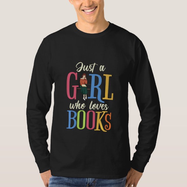 Camiseta Amantes del Libro Sólo Un Chica que ama el pulidor (Anverso)