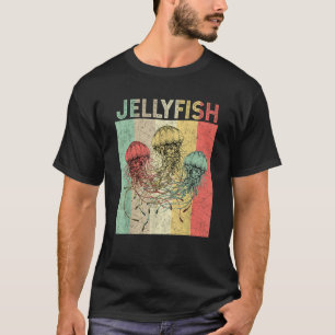 Camiseta Amantes del Océano Acuario Vintage Jellyfish