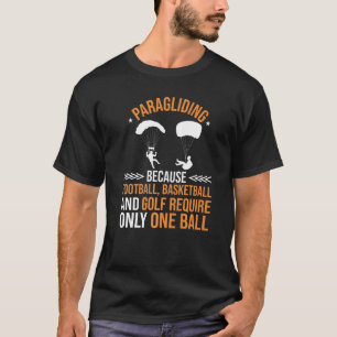 Camiseta Amantes del paracaidismo divertido en parapente