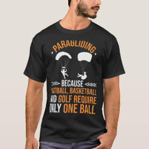 Camiseta Amantes del paracaidismo divertido en parapente